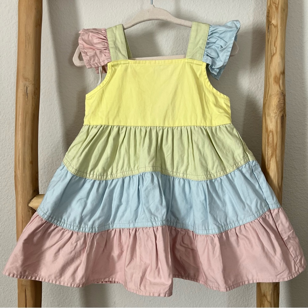 Stella McCartney Pastel Tiered Kids Dress